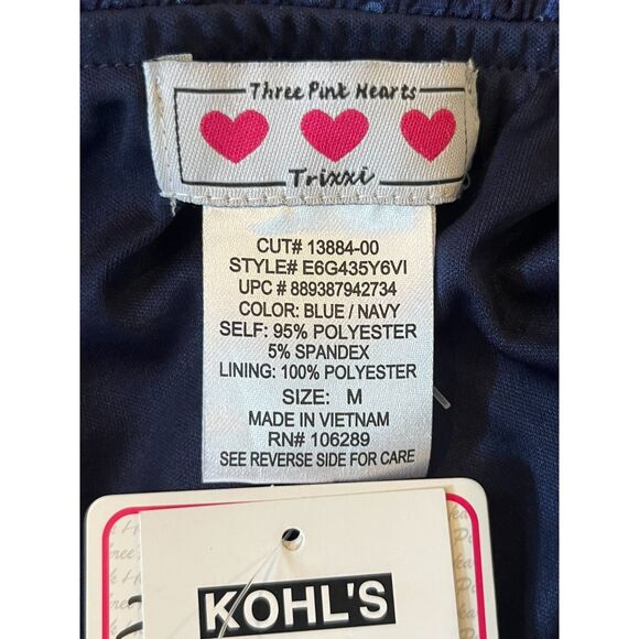 NWT Trixxi Blue Strapless Maxi Dress Beachy Blue Medium MSRP $48 - Picture 10 of 10